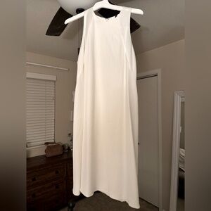 Emporio Armani White Sleeveless Dress